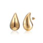 Teardrop earrings gold/silver