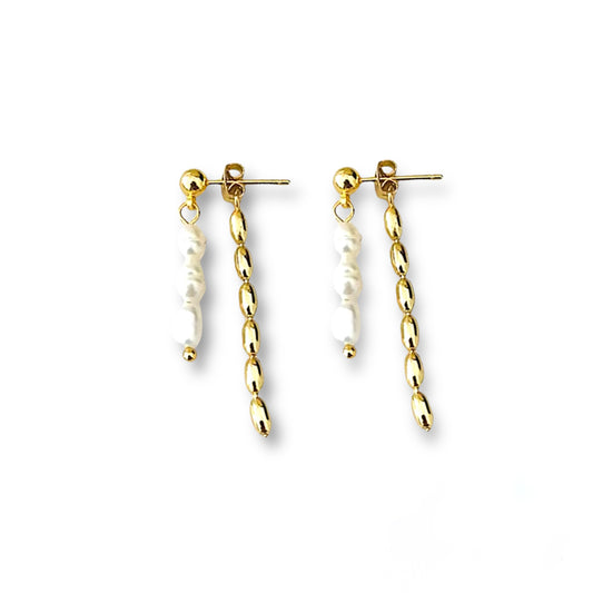 Pearl Double Perfect earrings