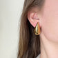 Teardrop earrings gold/silver